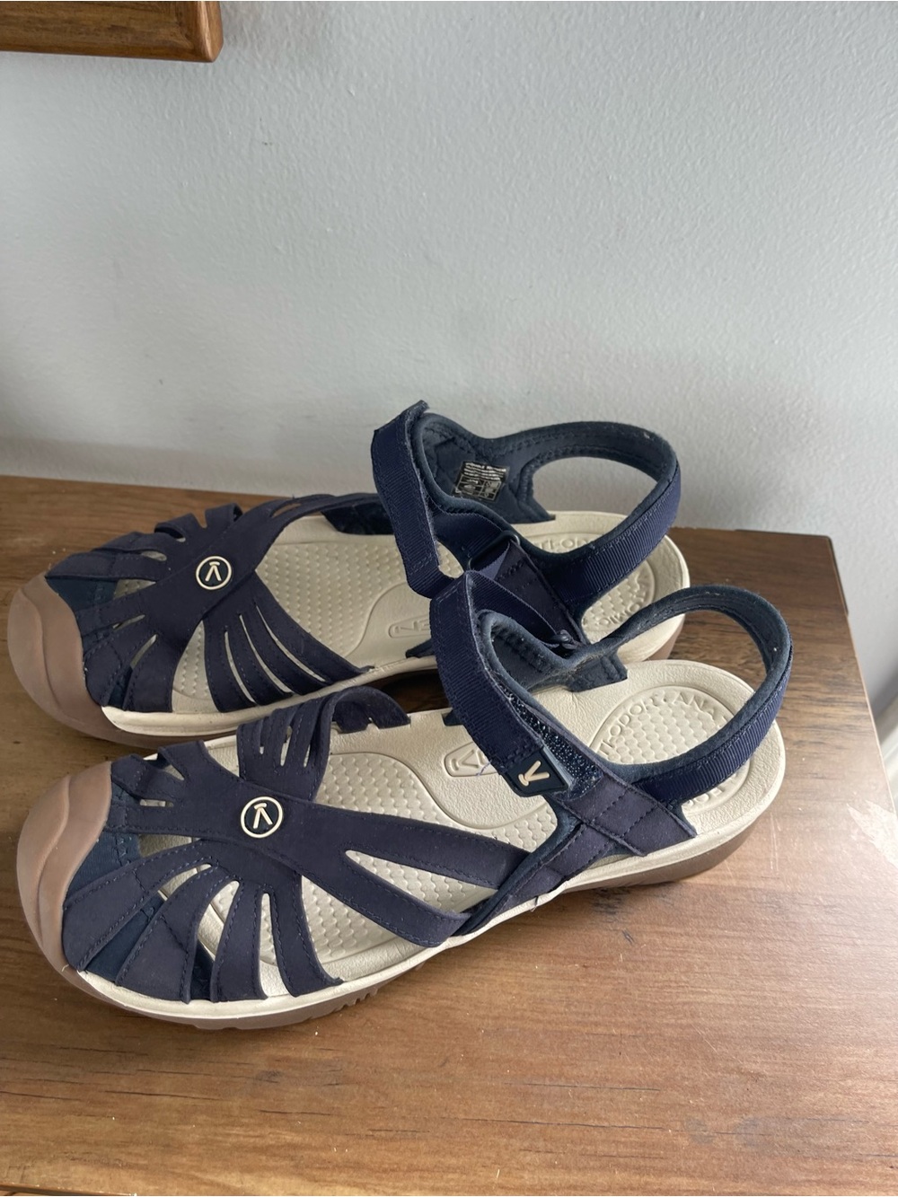 KEEN Kids Navy and Tan Sport Sandals